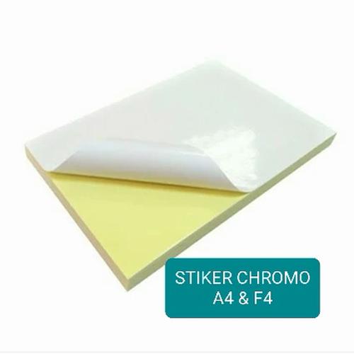 Jual STIKER CHROMO GLOSSY A4 & F4 50 LEMBAR - A4 - Jakarta Barat ...