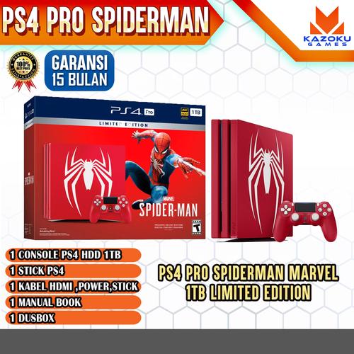 Jual PS4 PRO SPIDERMEN MARVEL 1TB LIMITED EDITION Kota