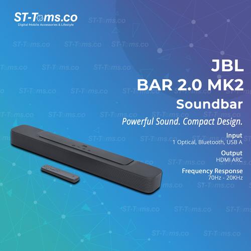 Promo JBL Bar 2.0 MK2 All-in-one Compact 2.0 Channel Soundbar Cicil 0% ...