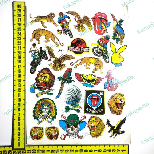 Jual Stiker jadul Stones,Stiker nostalgia stiker vintage mainan jadul