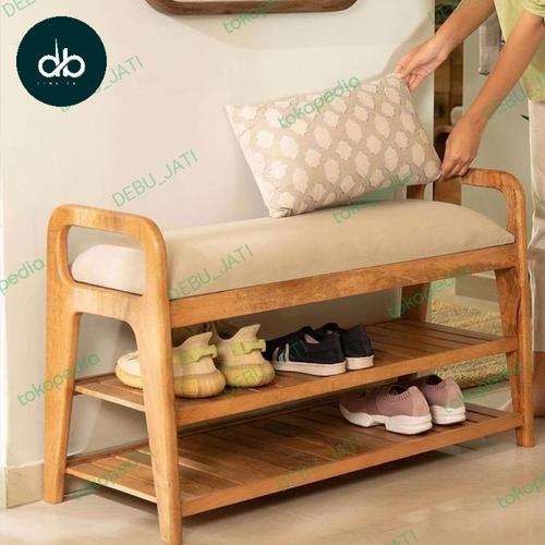 Jual rak sepatu rak bangku rak sepatu bangko - Kab. Jepara - DEBU_JATI ...