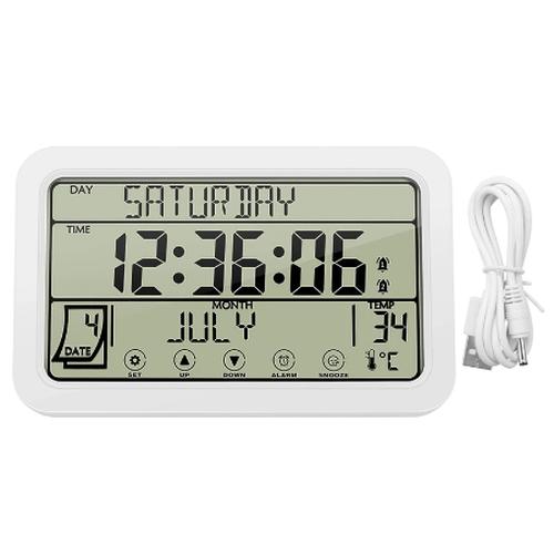 Sa Clock Display Jual SA Digital Wall Clock, Digital Clock Battery Operated,8Inch Desk ...