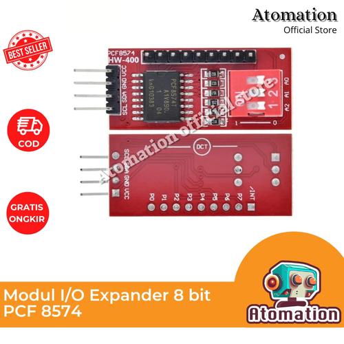 Jual Modul I/O Expansion PCF8574 PCF-8574 I2C 8-bit 8bit IO Expander ...