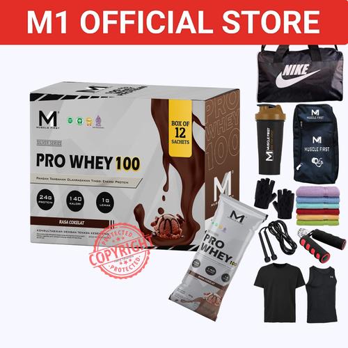 Ba Muscle First Jual Muscle First M1 Pro Whey 100 Box 12 serving Sachet Diet & Build ...