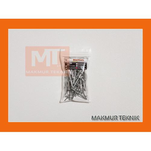 Jual Paku Rivet type 675 ukuran 4,8mm x 9mm isi 50pcs - Jakarta Barat ...