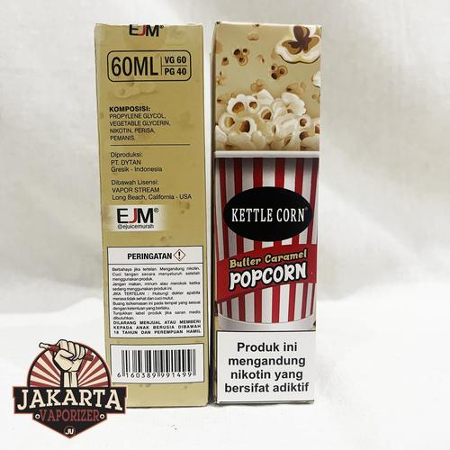 Jual EJM KETTLE CORN BUTTER CARAMEL POPCORN 60ML BY EJM EJUICEMURAH