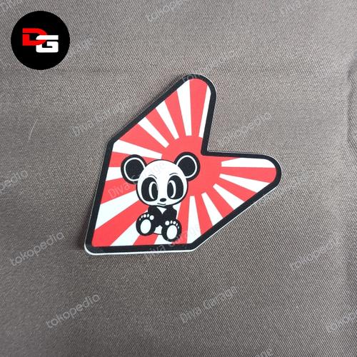 Jual stiker JDM nippon panda decal tempel dalam kaca mobil toyota honda ...