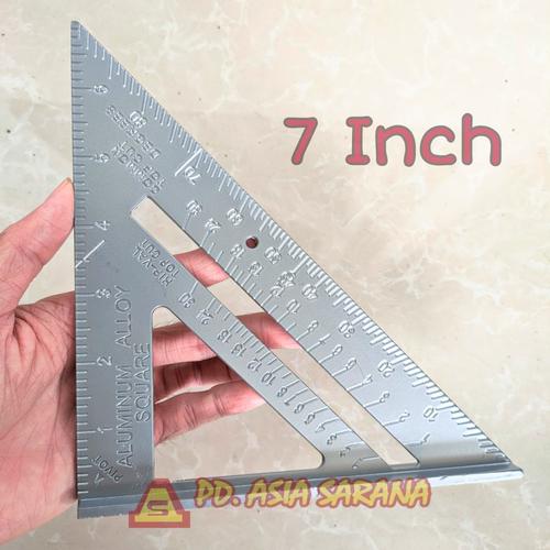 Jual [7 Inch] Siku Rafter Speed Square Segitiga 7