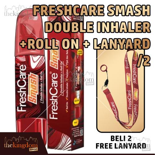Promo FreshCare Smash Double Inhaler + Roll On Fresh Care Aromaterapi