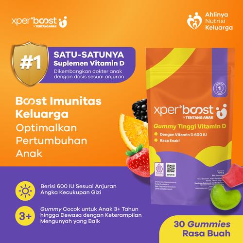Promo Expert Boost Gummy Vitamin D 600 IU Anak dan Dewasa Paket 30