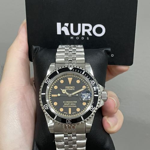 ぴぴぷ】MOD カスタム時計 サブマリ 自動巻き SEIKO - SEIKO MOD
