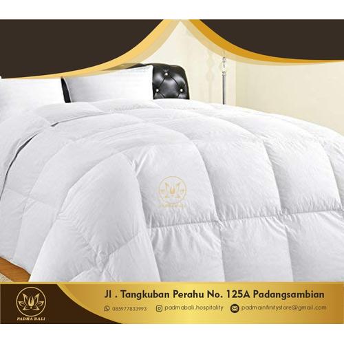 Jual Duvet Inner premium 80z ( inner bedcover hotel villa ) putih polos