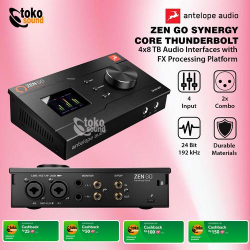 Antelope Zen Go Synergy Core USB-C 4x8 Interface Antelope Audio