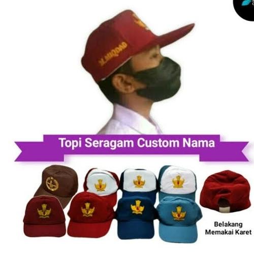 Topi Master Jual TOPI SEKOLAH CUSTOM NAMA - MASTER - Kota Bandung - Axl77 | Tokopedia