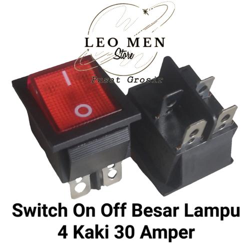 Jual Saklar On Off Besar~Switch On Off Besar~Besar 4 Pin/4 Kaki~30 A ...