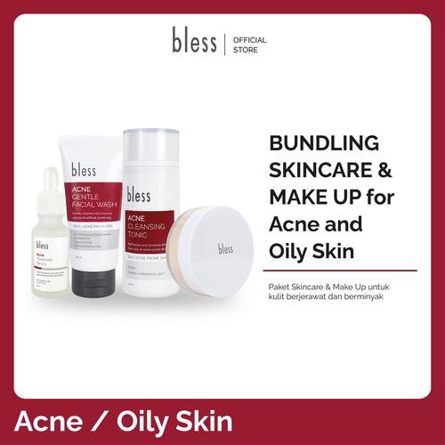 Jual [BUNDLING] Bless - Paket Skincare Kulit Berjerawat & Berminyak ...