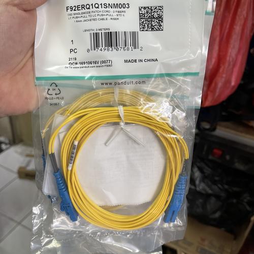 Jual Panduit fiber LC-LC single mode OS 2 3 meter NEW MODEL - Jakarta ...