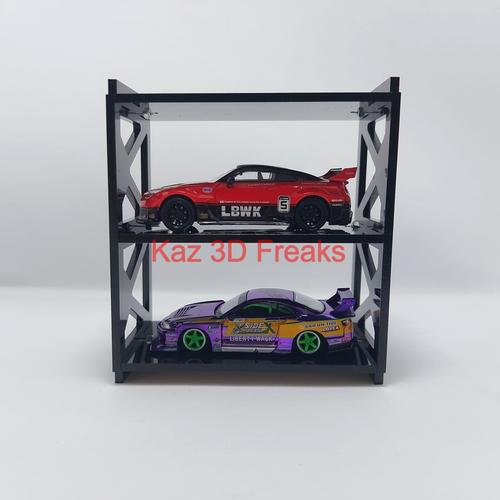 Jual Rak Mobil 1/64 Diecast Aksesoris Stackable Rack Display Akrilik ...