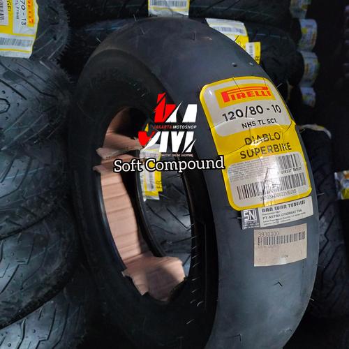 Jual Ban SLICK Pirelli Superbike 120/8010 (Soft Compound) Kota