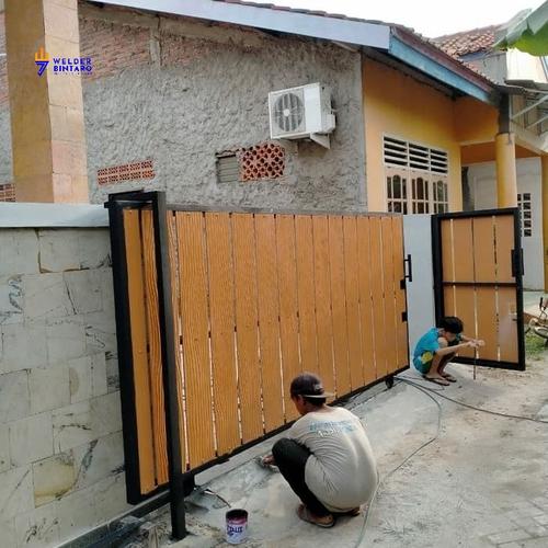 Jual pagar geser/pagar rumah - Kota Tangerang Selatan - welder bintaro7