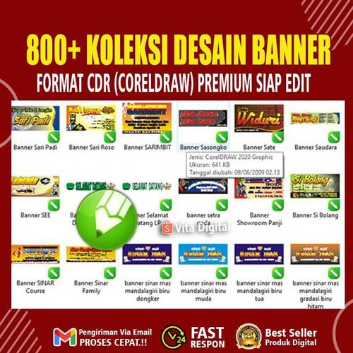 Jual 800+ Desain Template Banner Format CDR (coreldraw) siap edit - Kab ...