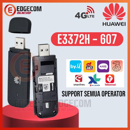 Huawei E3372h-607 Chiavetta 4G LTE 150 Mbps – Sbloccata, Bianca, USB 2.0, Nuova