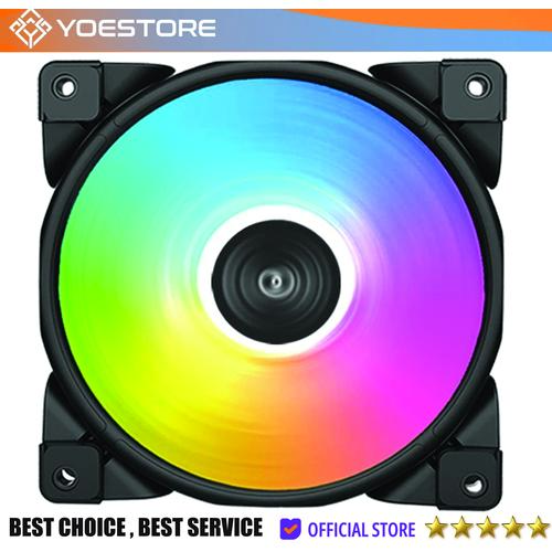 Jual Fan Casing PC Cooler FX1203 Dynamic Color 120mm Hitam, 1 UNIT