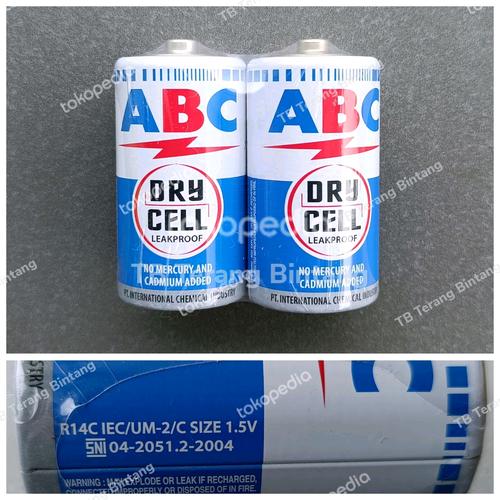Jual Batu Baterai R14C Tipe C 1.5V Per Pack Isi 2 Pcs - Kota Tangerang ...