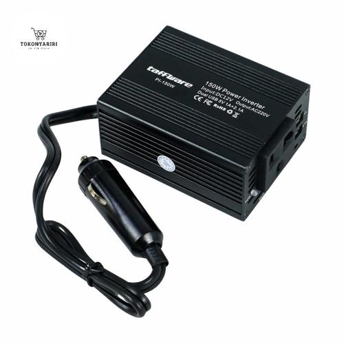 Jual Power Inverter Mobil DC-AC 2USB Port 150W 220V Taffware - PROMO ...