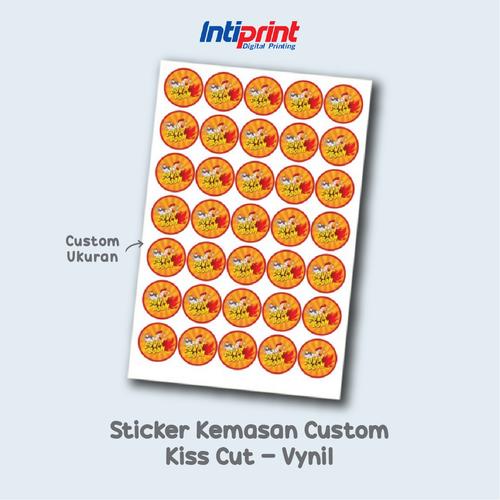 Jual Cetak Stiker Label Makanan Vinyl / Chromo A3 Print + Cut - Sticker ...