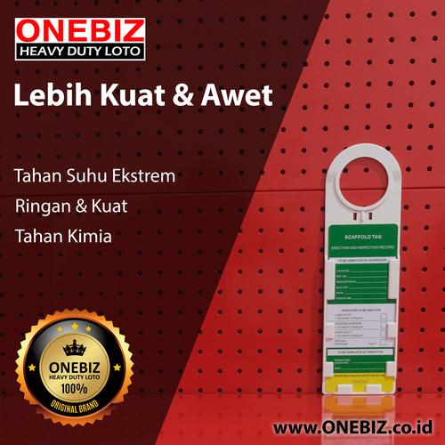 Jual LOTOTO (Lockout Tagout Tryout) Scaffold Holder Tag Scaffolding Tag ...