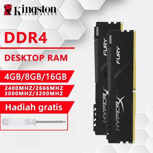 Ddr4 Ram Hyperx Hyperx Fury 16gb Ddr4 2400mhz 4gb 8gb Kingston