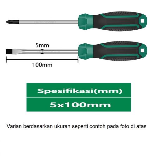 Jual Obeng Plus Minus Magnet Chrome Vanadium - 3x75 - - Jakarta Barat ...