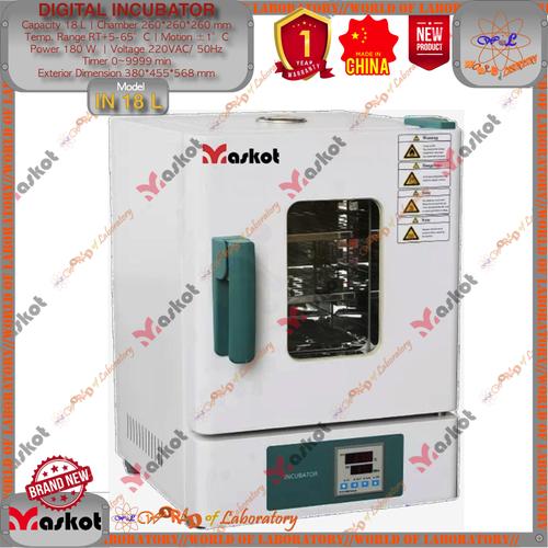 Jual MASKOT Digital Incubator Laboratory 18 Liter Model IN-18L ...