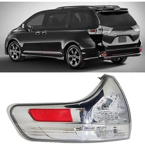 Silscvtt Driver Side Rear Brake Tail Light Assembly Replacement For 2011 2013 Toyota Corolla Left Tail Lamp 8156002580 To2804111