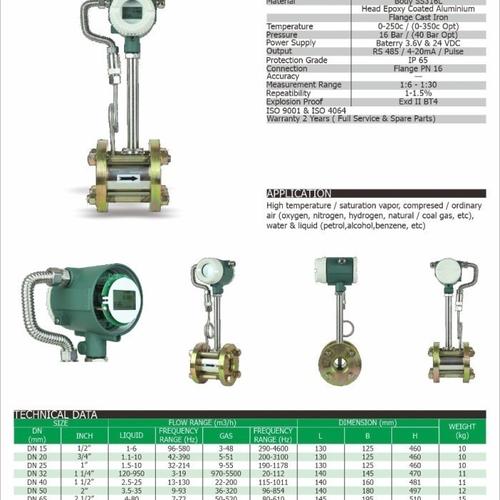 Jual SHM vortex-TP flow meter 2 inch DN 50 mm T250 / 350 C - Jakarta ...