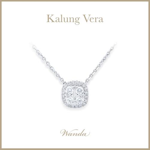 Promo Kalung Berlian Wanda Vera small White Gold Necklace Cicil 0