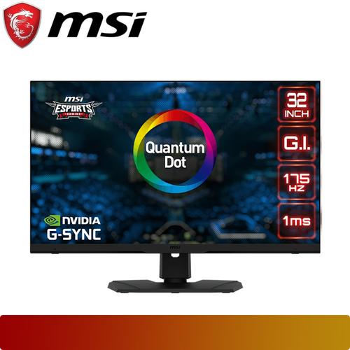 Promo MSI Optix MPG321QRFQD Gaming Monitor 32" WQHD 175HZ 1ms Cicil