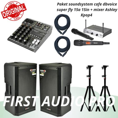 Jual Paket 1 soundsystem Db Voice super fly 15a 15in + mixer Ashley ...