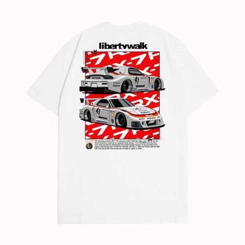 Jual KRMK Kaos T Shirt MAZDA RX-7 RX7 LBWK LIBERTY WALK V2 Kaos ...