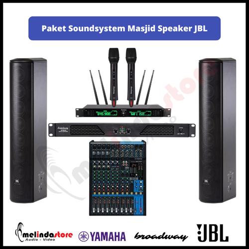 Jual Paket Sound System Masjid Speaker JBL CBT50LA 4 Speaker Kota