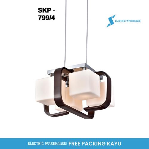 Jual LAMPU HIAS GANTUNG PLAFON RUANG TAMU MEWAH MINIMALIS SKP - 799/4