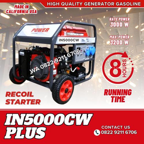 Jual Genset Generator Bensin 3000 Watt IN 5000 CW Plus Genset 3000 Watt