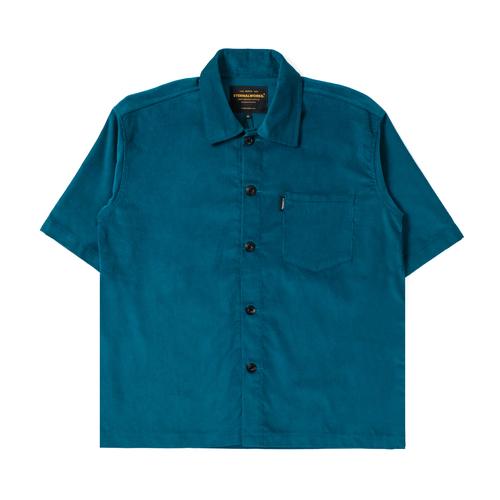 Promo KEMEJA PRIA RUSH TURQUOISE CORDUROY SHIRT KEMEJA LENGAN