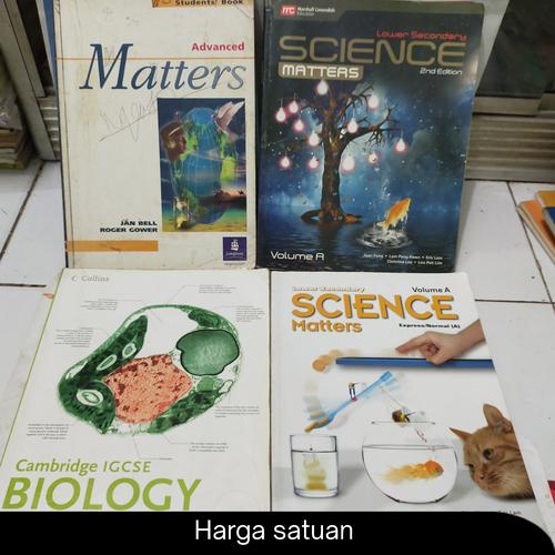 Jual Original Lower Secondary SCIENCE MATTERS volume A dan B - IGCSE ...