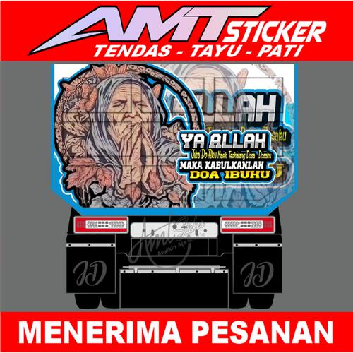 Promo Stiker Decal + Bak Belakang Truck Ukuran 180 x 125 Cm + Bisa ...