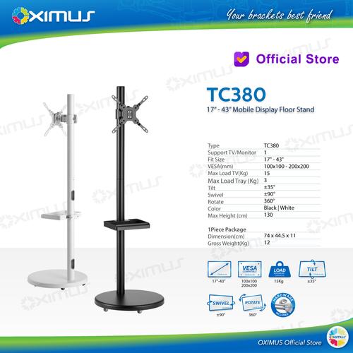 Promo Bracket TV Standing Roda Portable Minimalis 17