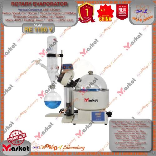 Jual MASKOT Rotary Evaporator, Vertical Condenser, Model RE-1100V ...