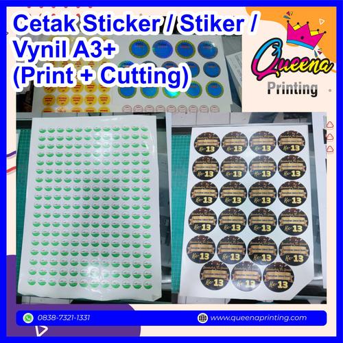 Jual Cetak Sticker / Stiker / Vynil A3+ (Print + Cutting) - Jakarta ...