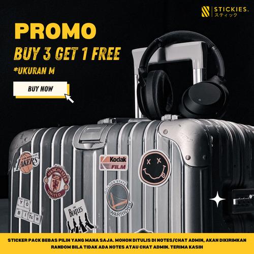 Jual Promo Buy 3 get 1 Free Sticker Pack Ukuran M | high quality ...